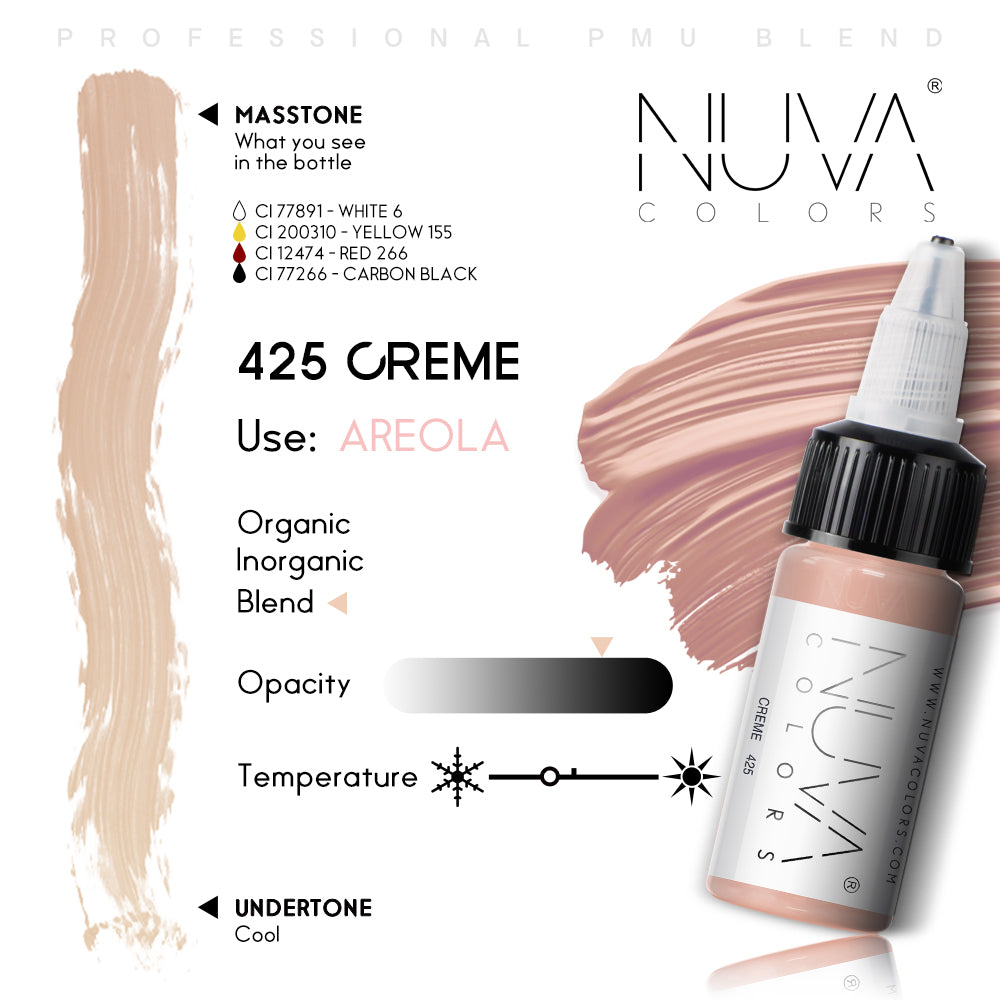 Crème PMU Pigment | Nuva Colors – worldwidetattoo.ca