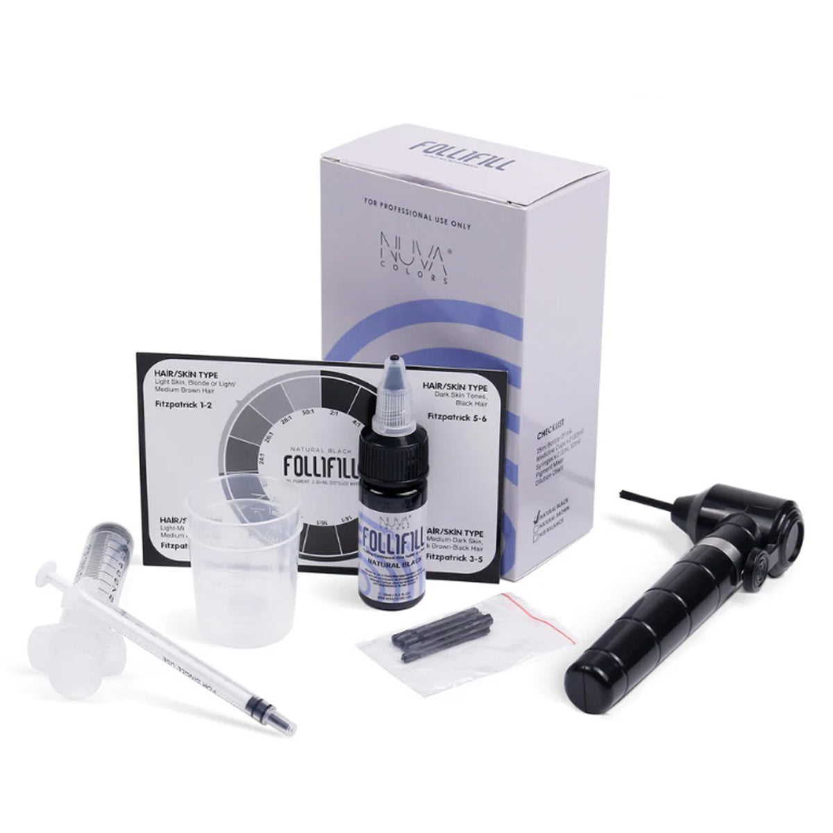 Follifill Natural Black SMP Set | High-Retention – worldwidetattoo.ca