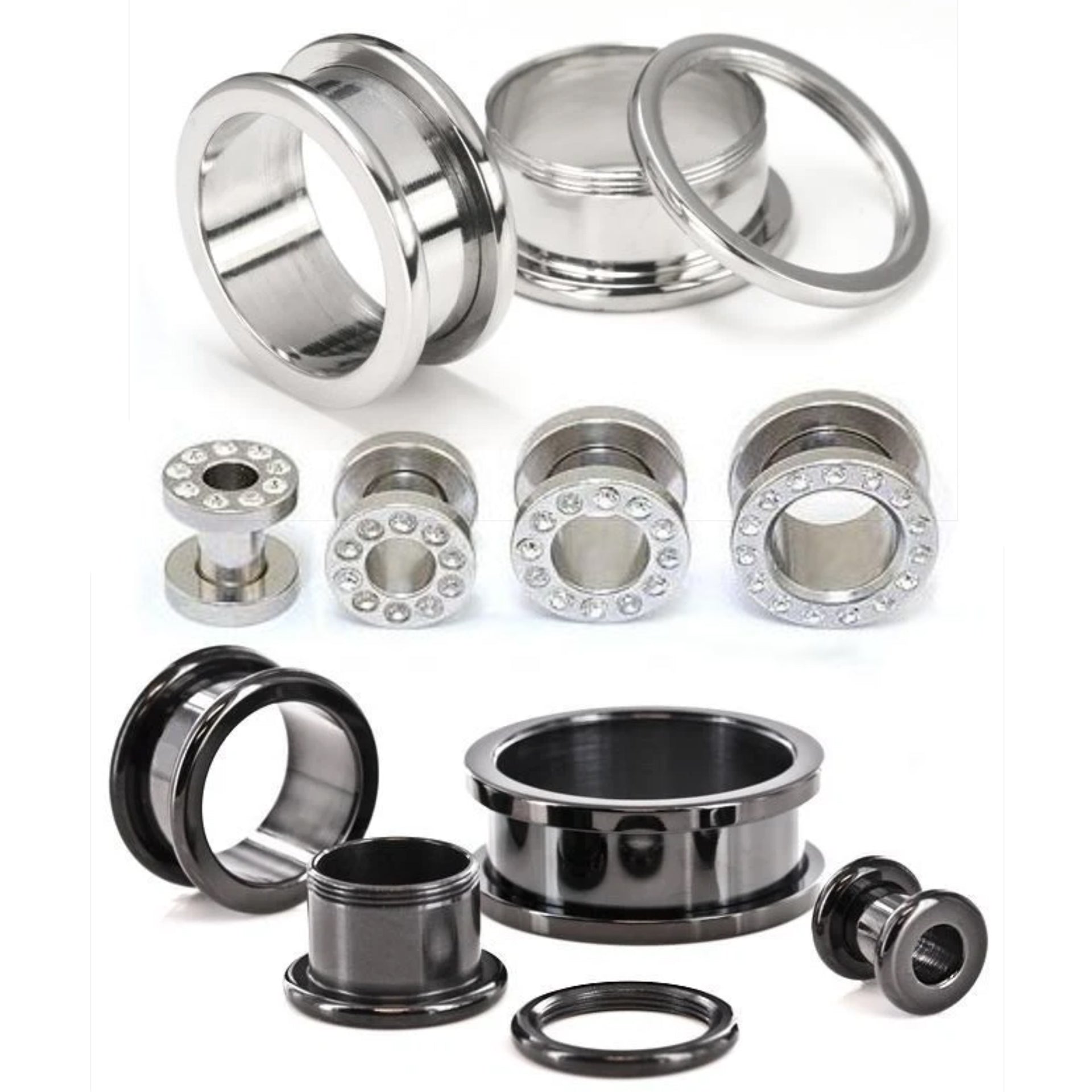 Secure Threaded Tunnels for Ear Stretching