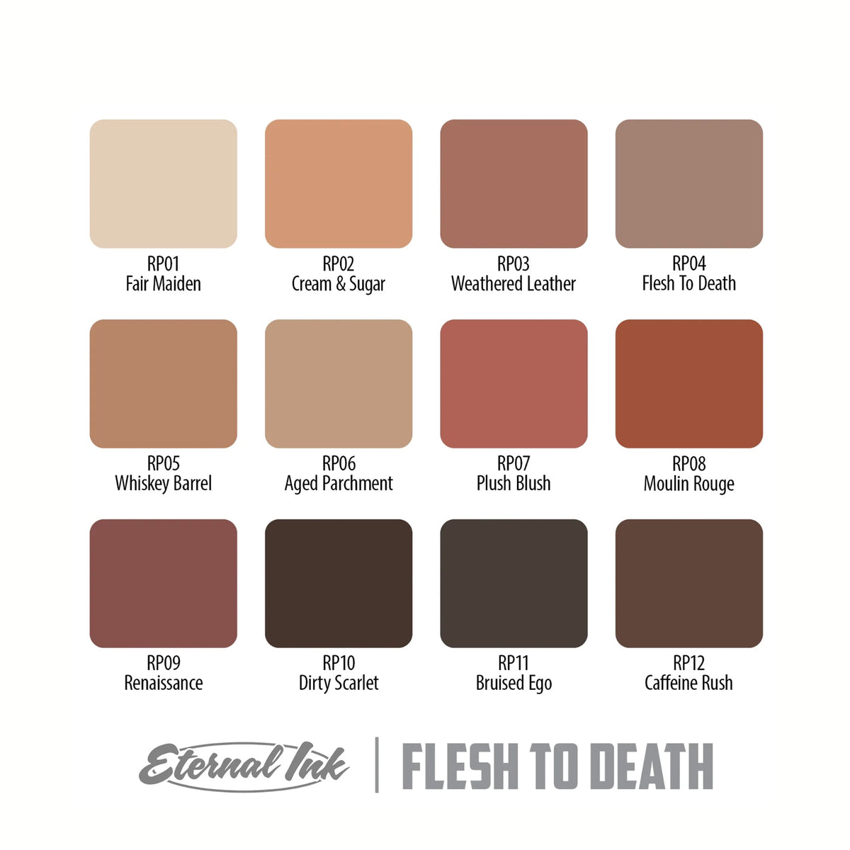 Flesh to Death Set | Rich Pineda x Eternal Ink – worldwidetattoo.ca