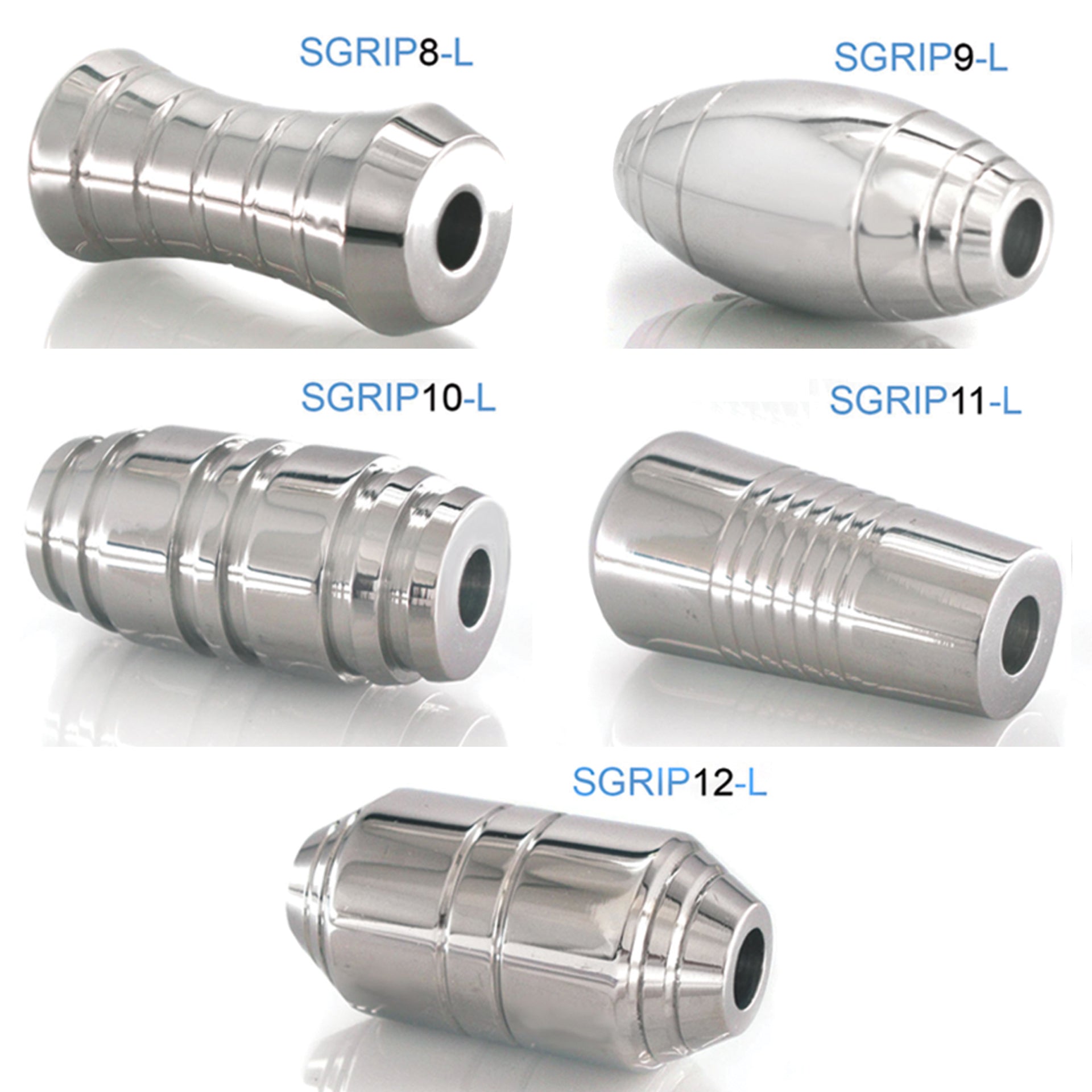 316 Stainless Steel Tattoo Grips