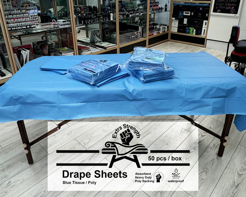 Bibs, Drape Sheets, & Pillow Cases